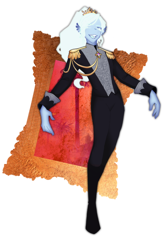 Mapa de Frondes, capital de Ronmor.